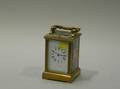 French Brass and Glass Carriage Clock