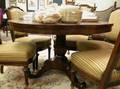 French Empire Ivory Mounted Mahogany Center Table