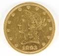 US 1893 10 gold Liberty Head coin