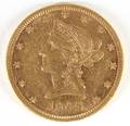 US 1905 10 gold Liberty Head coin