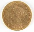 US 1882 10 gold Liberty Head coin