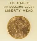 US 1881 S 10 gold Liberty Head coin