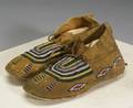 Central Plains Beaded Hide Childs Moccasins