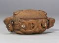 Polynesian Carved Wood Container