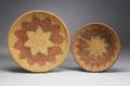Two Southwest Coiled Navajo Wedding Baskets