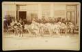 CS Fly American 18491901 Imperial Cabinet Card Photograph of a Western Street Scene