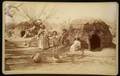 CS Fly American 18491901 Imperial Cabinet Card Photograph of a Papago Camp Scene