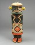 Large Polychrome Carved Wood Kachina