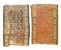 Two Hamadan carpets