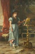 Carl Herpfer German 18361897 The Recital