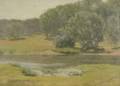 Charles Francis Browne American 18591920 The Charles River at Weston Bridge Massachusetts