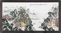 Two contemporary Chinese porcelain plaques