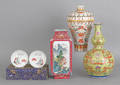 Three contemporary Chinese porcelain vases