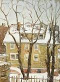 Rosario U Gerbino ItalianAmerican b 1899 The Backyard Winter