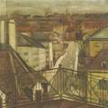 John Sennhauser SwissAmerican 19071978 View from My Window Zurich