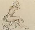 William Russell Flint British 18801969 Native Woman Figure Study