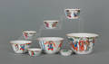 Set of eight Chinese Ching dynasty nesting cups