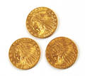US 25 gold coins including a 1912