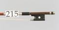 French Nickel Mounted Violin Bow Jean Joseph Martin Mirecourt c 1900