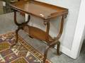 English Carved Oak Writing Table