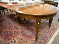 Regencystyle Inlaid Mahogany Extension Dining Table