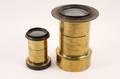 Two 19th C Brass Lenses One Voigtlander