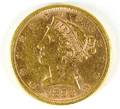 US 1893 5 gold Liberty Head coin