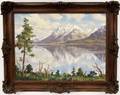 Mountain Landscape Oil Signed Lachmayr