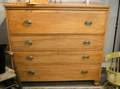 Butternut and Cherry FourDrawer Chest