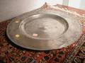 English Pewter Broad Rimmed Charger