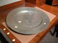 English Pewter Broad Rimmed Charger