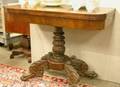 Classical Carved Mahogany Card Table
