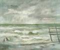 Helen Sawyer American b 1900 Stormy Seas Ahead