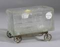 Russian Molded Glass Train Carform Box