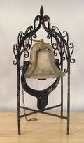 Cast iron bell with tower