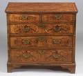 William and Mary Seaweed Marquetry Inlaid Chest of Drawers
