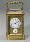 Small French Petite Sonnerie Repeating Carriage Clock