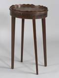 George III Inlaid Mahogany Kettle Stand