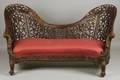 Burmese Carved TeakHardwood Settee