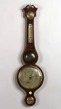 Scottish Mahogany Wheel Barometer