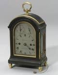 English Georgian Ebonized Repeating Carriage Clock