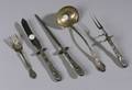 Group of Five American Sterling Flatware Servers