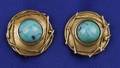 18kt Gold and Turquoise Earrings