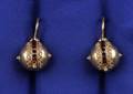 Victorian 18kt Gold and Garnet Earpendants