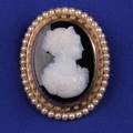 Hardstone Cameo PendantBrooch