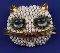 18kt Gold Enamel and Gemset Brooch