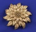 18kt Gold Flower Brooch