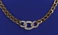 14kt Gold Platinum and Diamond Necklace
