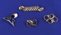 Four Sterling Silver Pins