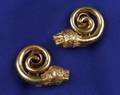 18kt Gold Earclips